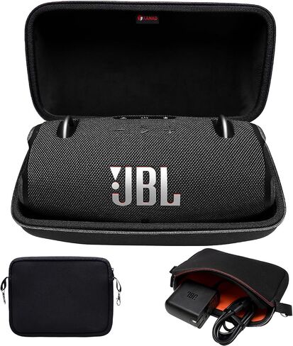 XANAD Hard Case for JBL Xtreme 4 / Xtreme 3 / Xtreme 2 Portable Waterproof Wireless Bluetooth Speaker - Travel Protective Carrying Storage Bag (Black) in Saudi Arabia