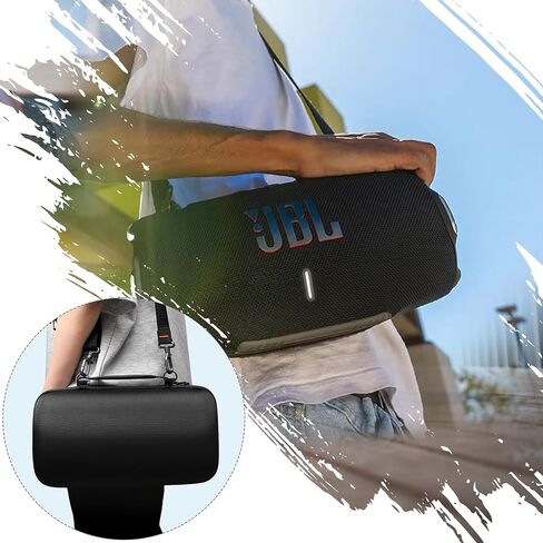XANAD Hard Case for JBL Xtreme 4 / Xtreme 3 / Xtreme 2 Portable Waterproof Wireless Bluetooth Speaker - Travel Protective Carrying Storage Bag (Black) in Saudi Arabia