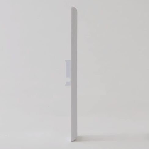 ICC Single Gang 1-Port Classic Faceplate for EZ and HD Style Keystone Connectors, Wallplate for Networking and Home Installations, Durable and Easy to Install, White, 25-Pack in Saudi Arabia