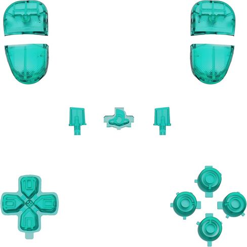 eXtremeRate Replacement Full Set Buttons Compatible with ps5 Edge Controller, Clear Blue D-pad Share Options Home Face Buttons R1 L1 R2 L2 Triggers Compatible with ps5 Edge Controller in Kuwait