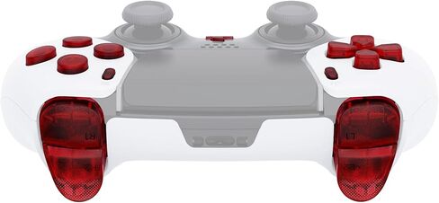 eXtremeRate Replacement Full Set Buttons Compatible with ps5 Edge Controller, Clear Lime Green D-pad Share Options Home Face Buttons R1 L1 R2 L2 Triggers Compatible with ps5 Edge Controller in Kuwait