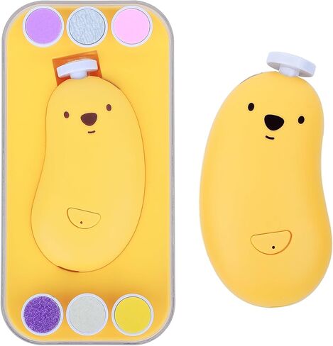Baby Nail Trimmer Electric ｜ Safe & Easy Baby Nail File｜Baby Electric Nail Clipper Set｜Suitable for Newborns｜Toddlers + Adult Nail Trimming/Toenails｜6 Grinding Heads and LED Light｜Storage Case in Saudi Arabia