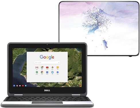 MightySkins Skin Compatible with Dell Chromebook 11" 3180 - Long Way to Fuji | Protective, Durable, and Unique Vinyl Decal wrap Cover | Easy to Apply, Remove, and Change Styles | Made in The USA in Saudi Arabia