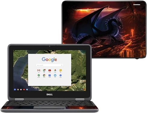 MightySkins Skin Compatible with Dell Chromebook 11" 3180 - Long Way to Fuji | Protective, Durable, and Unique Vinyl Decal wrap Cover | Easy to Apply, Remove, and Change Styles | Made in The USA in Saudi Arabia
