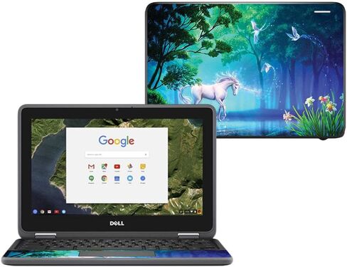 MightySkins Skin Compatible with Dell Chromebook 11" 3180 - Long Way to Fuji | Protective, Durable, and Unique Vinyl Decal wrap Cover | Easy to Apply, Remove, and Change Styles | Made in The USA in Saudi Arabia