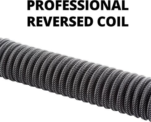 GUNMJO Pro Custom Coiled USB C Cable for Gaming Keyboard, Double-Sleeved Mechanical Keyboard Cable with Detachable Aluminum Aviator, 1.5M USB-C to USB-A, Carbon Black Color in Saudi Arabia