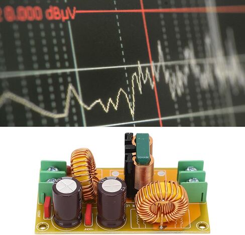 10A EMI Filter Module 3 Stage EMI Electromagnetic Interference Filter Power Supply Filtering Board DC LC Filter 50V in Saudi Arabia
