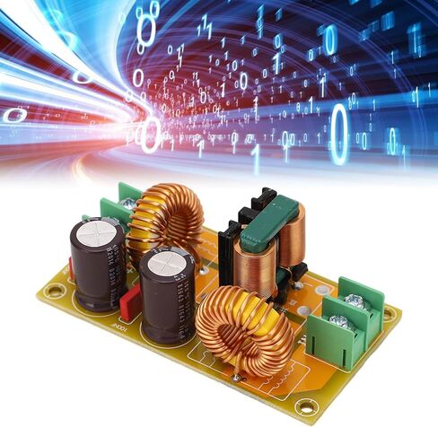 10A EMI Filter Module 3 Stage EMI Electromagnetic Interference Filter Power Supply Filtering Board DC LC Filter 50V in Saudi Arabia
