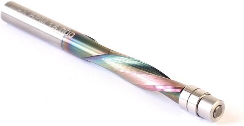 Bits&Bits - لقمة توجيه لولبية مقطوعة لأسفل مقاس 1/4 بوصة - صنع في الولايات المتحدة الأمريكية - 430-DNC250FT - مطلية بطبقة أسترا لعمر ممتد in Kuwait