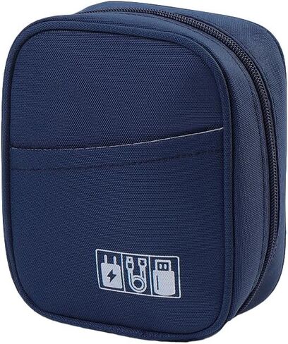 E-Tree Storage Pouch for Small Electronics and Accessories,Tech Bag,Electronic Organizer Case Compatible with MacBook Laptop Charger,Mouse,Cables,Hub,Power Bank,Earphone,Toiletries Cosmetics (Orange) in Saudi Arabia