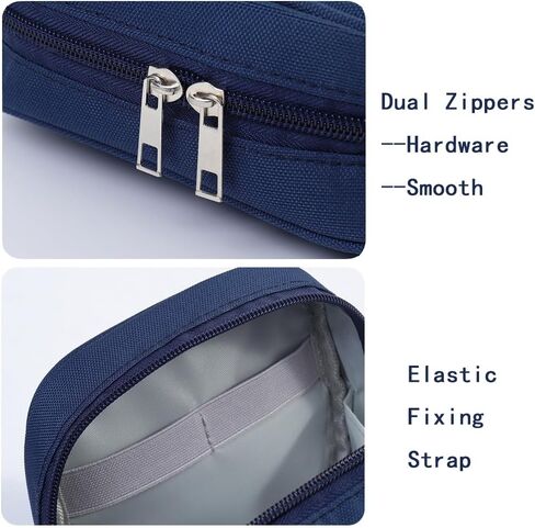 E-Tree Storage Pouch for Small Electronics and Accessories,Tech Bag,Electronic Organizer Case Compatible with MacBook Laptop Charger,Mouse,Cables,Hub,Power Bank,Earphone,Toiletries Cosmetics (Orange) in Saudi Arabia