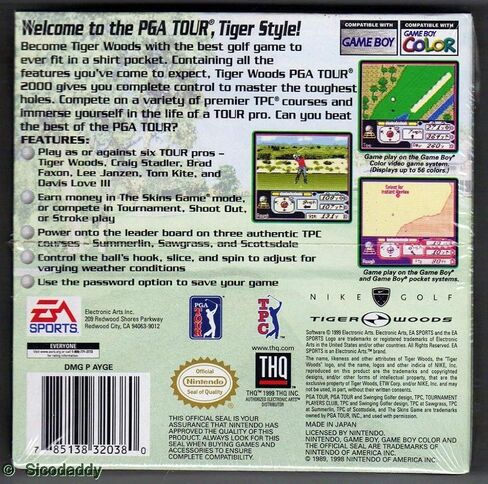 جولة Tiger Woods PGA 2000 - Gameboy Color (متجددة) in Saudi Arabia