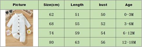 VISGOGO Baby Boy Polo Romper Long Sleeve Solid Bodysuit Cotton Linen Jumpsuit Collared Onesie Infant One-Piece Outfit in Kuwait