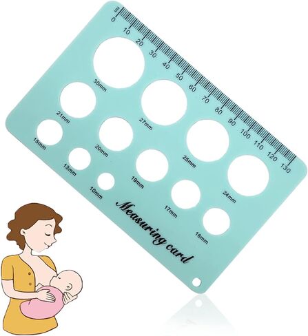 مسطرة الحلمة من السيليكون، أداة قياس الحلمة لحجم مضخة الثدي، أداة قياس حجم الحافة، أداة قياس حجم مضخة الثدي للأمهات in Kuwait