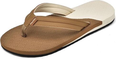 ChayChax Womens Two-Tone Flip Flops with Arch Support Comfort Beach Thong Sandals Indoor Outdoor in Saudi Arabia