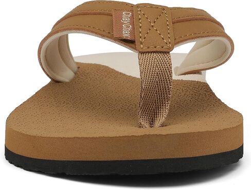 ChayChax Womens Two-Tone Flip Flops with Arch Support Comfort Beach Thong Sandals Indoor Outdoor in Saudi Arabia
