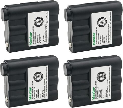 Kastar 4 حزمة بطارية راديو ثنائية الاتجاه Ni-MH 6V 1000mAh بديلة لميدلاند GXT500، GXT550، GXT555، GXT565 GXT-600، GXT-635، GXT-650، GXT-656، GXT-661، GXT600، GXT635، GXT650، GXT656، GXT661، GXT-700 in Saudi Arabia