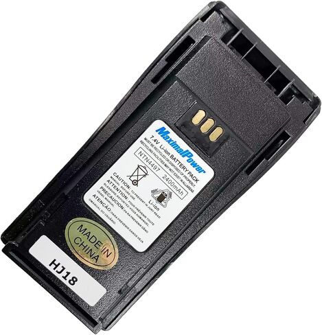 MaximalPower RB MOT NTN4497/4490(JP) Japan Sanyo Cell 1900mAh Li-ion Two-Way Radio Battery for Motorola CP040/140/160/200 (Black) in Saudi Arabia
