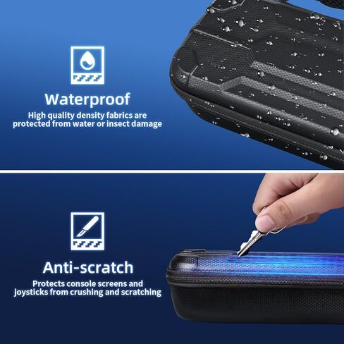 Accessories Bundle Compatible with PS Portal, Hard Carrying Case with Clear Protective Skin with Stand Compatible with PS5 Portal(Black) in Kuwait