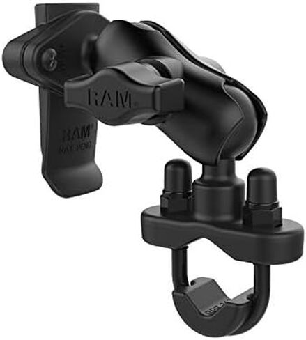 مثبتات ذاكرة الوصول العشوائي (RAM) بمشبك للعمود الفقري مع قاعدة مقود على شكل حرف U RAM-B-149Z-A-GA76U مع ذراع قصير للدراجات النارية، ATV/UTV، الدراجة in Kuwait