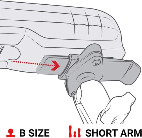 مثبتات ذاكرة الوصول العشوائي (RAM) بمشبك للعمود الفقري مع قاعدة مقود على شكل حرف U RAM-B-149Z-A-GA76U مع ذراع قصير للدراجات النارية، ATV/UTV، الدراجة in Kuwait