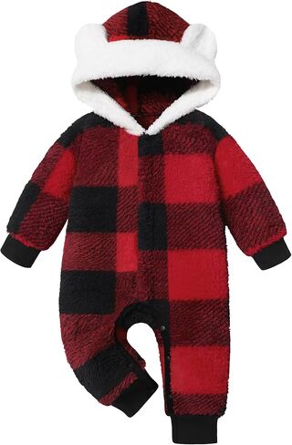 بدلة ثلج للأطفال من Von kilizo بدلة ثلج للأطفال الأولاد بدلة شتوية دافئة للأطفال بدلة ثلج للأطفال بدلة الرايات من الصوف للأطفال على شكل دب in Kuwait