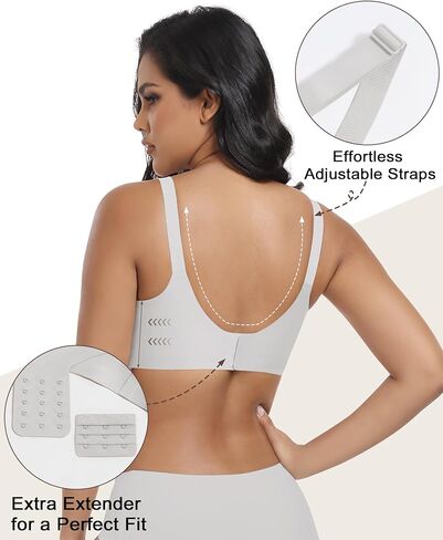 Wireless Seamless Pumping Bra Hands Free Nursing Bra Wirefree Comfort Wearable Breast Pump Bra in Kuwait