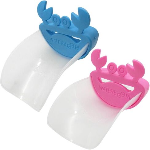 TrendBox 2 Crab (1 أزرق + 1 وردي) صنبور موسع بالوعة مقبض موسع مساعد غسل اليد مناسب للأطفال الرضع والأطفال الصغار الحمام in Kuwait