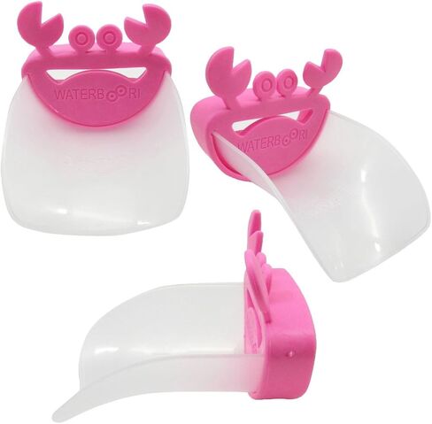 TrendBox 2 Crab (1 أزرق + 1 وردي) صنبور موسع بالوعة مقبض موسع مساعد غسل اليد مناسب للأطفال الرضع والأطفال الصغار الحمام in Kuwait