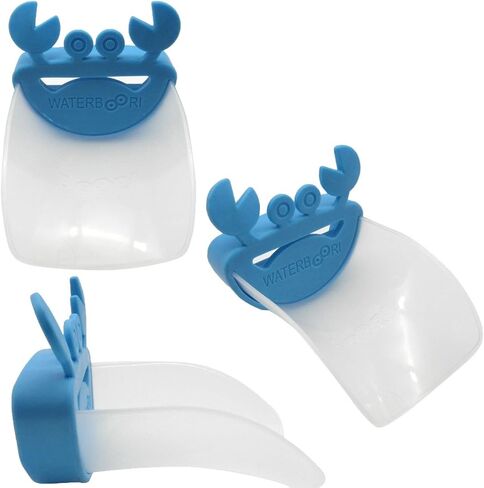 TrendBox 2 Crab (1 أزرق + 1 وردي) صنبور موسع بالوعة مقبض موسع مساعد غسل اليد مناسب للأطفال الرضع والأطفال الصغار الحمام in Kuwait