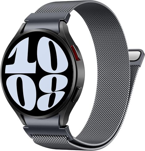 JKD No Gap One Click Metal Band Compatible with Samsung Galaxy Watch 7 6 5 4 FE 40mm 44mm, Galaxy Watch 6 4 Classic 47mm 43mm 42mm 46mm/Watch 5 Pro 45mm, 20mm Stainless Steel Mesh Wristband Women Men in Saudi Arabia