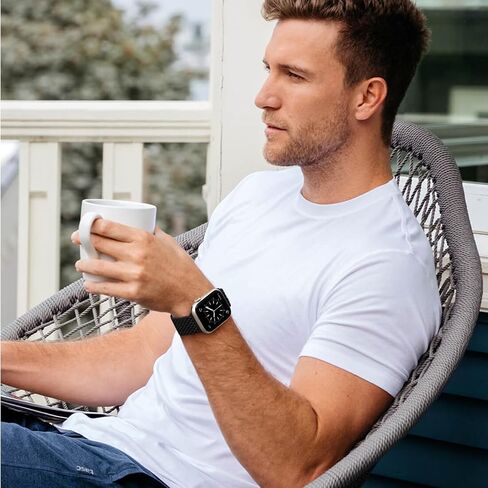 Charlam Sport Solo Loop متوافق مع سوار ساعة Apple 49 مم 45 مم 44 مم 42 مم 41 مم 40 مم 38 مم للرجال والنساء، حزام مضفر من النايلون المغناطيسي القابل للتعديل لساعة iWatch Ultra 2 SE Series 9 8 7 6 5 4 3 2 1 in Kuwait