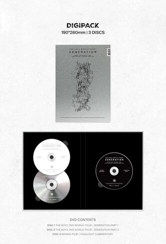 The Boyz 2nd Wolrd Tour ZENERATION DVD Version Disc+Mini Poster+Photobook+4Cuts Photo+Photocard+Tracking Sealed TBZ in Saudi Arabia