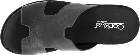 Corkys Footwear Women's Pucker Up EVA Foam Platform Slip On 2.50 Inch Wedge Light Weight Cushioned Memory Foam Insole Peep Toe Casual Dressy Trendy Sandals for Women in Saudi Arabia