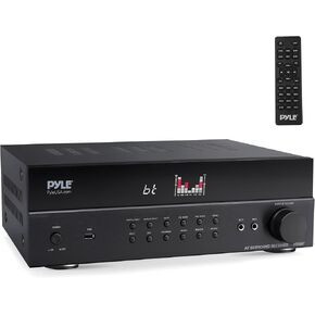 Pyle Hi-Fi Wireless BT Home Theater Receiver - 7.2 Channel Surround Sound Stereo Amplifier System with ARC Support, MP3/USB/DAC/FM Radio, PMPO: 1200MAX