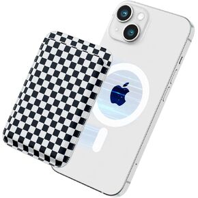 Magnetic Phone Wallet for Apple MagSafe, Card Wallet Holder for iPhone 15 Pro Max/15 Plus/15 Pro/15, 14 Pro Max/14 Plus/14 Pro/14, 13 Pro Max/13 Pro/13