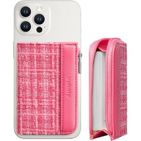 Magnetic Phone Card Holder for Magsafe Card Wallet RFID Blocking Phone Case Compatible with Magsafe suitble for iPhone 15/14/13/12 Series,Navy