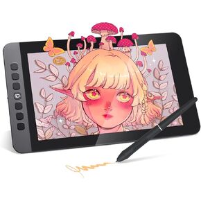 Parblo Coast 10 Pro Drawing Tablet with Screen 11.6 Inch Graphic Tablet,Drawing Monitor with 8192 Levels Pressure Tilt Support for Digital Drawing Design Illustration