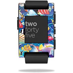 MightySkins Skin Compatible with Pebble Smart Watch – Tropical Fish | Protective, Durable, and Unique Vinyl Decal wrap Cover | Easy to Apply, Remove, and Change Styles | Made in The USA