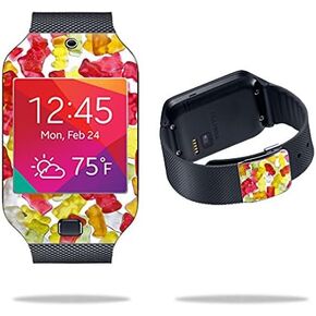 غلاف MightySkins متوافق مع ساعة Samsung Galaxy Gear 2 Neo – Gummy Bears | غطاء ملتف واقٍ ومتين وفريد ​​من نوعه من الفينيل | سهل التطبيق والإزالة وتغيير الأنماط | صنع في الولايات المتحدة الأمريكية