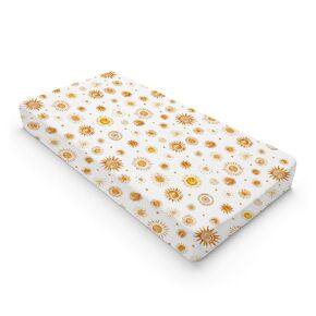Watercolor Suns Totem Changing Pad Covers Boho Sunshine Baby Diaper Changing Pad Table Sheets for Boy Girl Golden Suns Soft Breathable Stretchy Nursery Changing Pad Table Mats 32''x16''