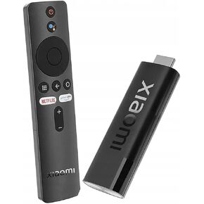 Xiaomi Mi TV Stick 4K Ultra HD Streaming Device, Android TV 11 with Google Assistant Voice Remote Control Streaming Media Player, Chromecast Built-in, 2GB 8GB HDR/AV1/2.4G/5G WiFi/BT 5.2, 2022 Latest
