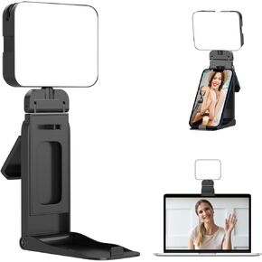 SL10B Selfie Light, Webcam Light for Video Conference, LED Video Light Streaming Light Kit with Adjustable Brightness & Color Temp, CRI95, Key Light for Streaming for Phone/PC