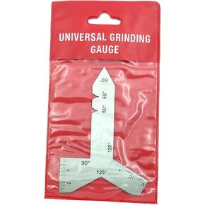 Stainless Steel Universal Grinding Gauge 55, 60, 90, & 120 Degrees Angle Tool