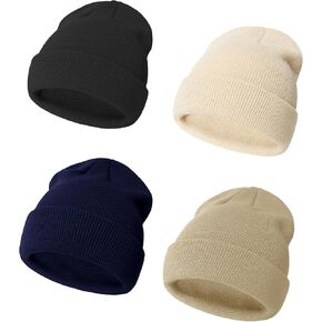 ENBAOHUI Baby Beanie Hat Newborn Winter Warm Knit Hat Kids Soft Beanie Cap Boys Girls Winter Warm Knit Hat