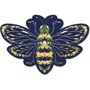 Botanical Garden Butterfly، بطاقات ملاحظات مقطوعة بالقالب، 20 بطاقة فارغة (12956)