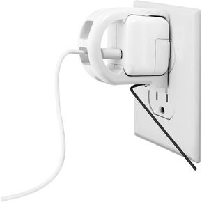 Charger Lock for iPad 12W Chargers & Cords Anti-Theft & Tug-Proof Charger Lock System Safety Device to Prevent Unplugging Simplest Way to Lock Your Charger to Wall Plate via Security Screw