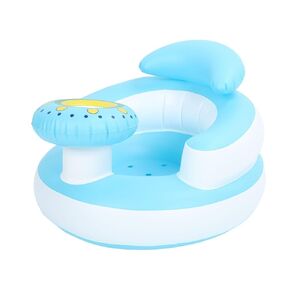 Inflatable Baby Chair for Babies 3 Months and Up, Baby Support Seat Summer Toddler Chair for Sitting Up, Built in Air Pump Baby Floor Seat