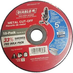 DIABLO 5 X.040 X7/8 METAL 10PK