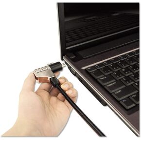 Innovera 64673 Combination Laptop Lock, 6 ft Steel Cable